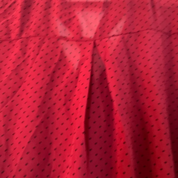 NWT Polka Dot Mens Style Blouse with adorable details - Picture 5 of 6
